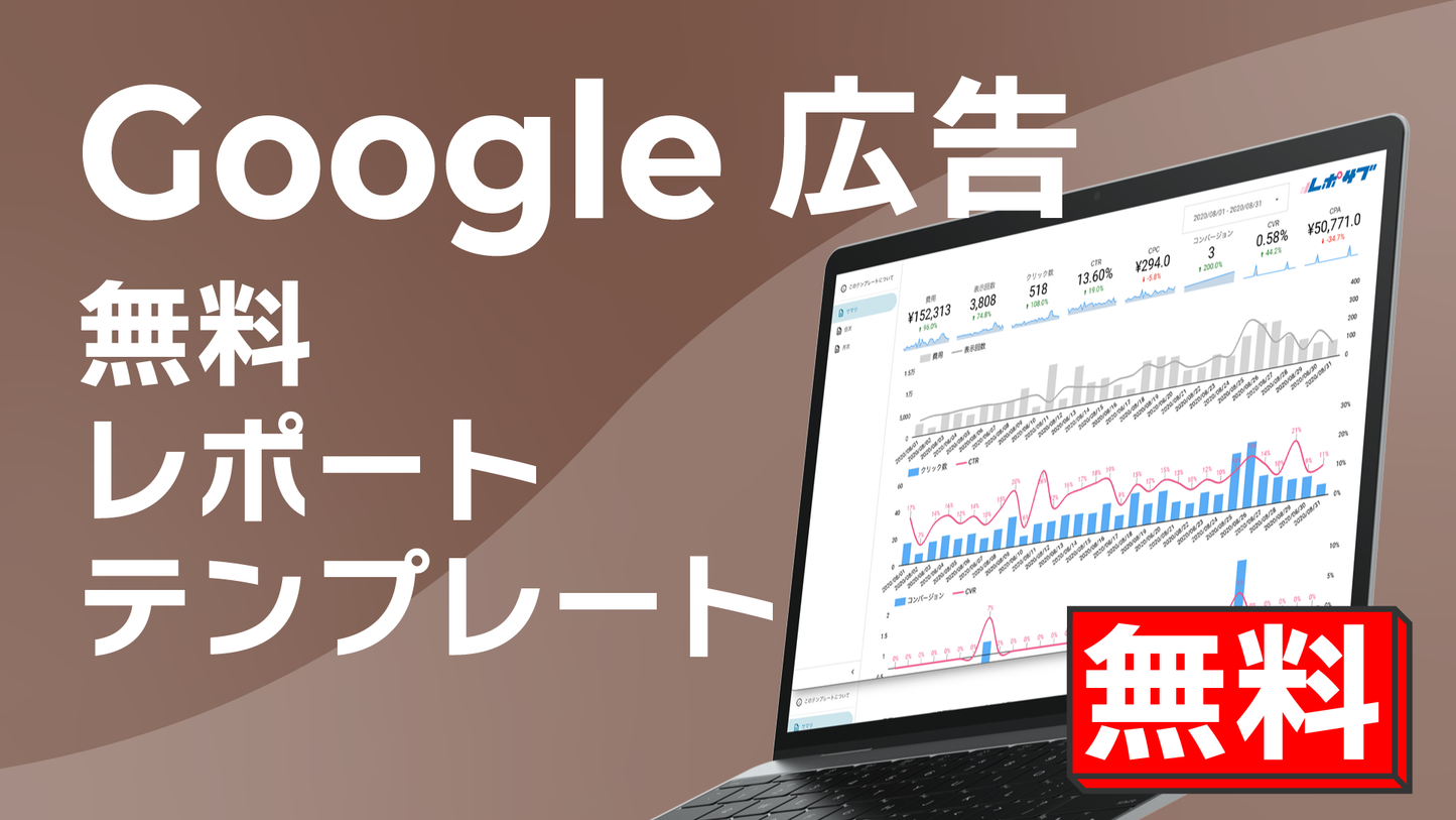 Google広告【無料】レポートテンプレート|Looker Studio
