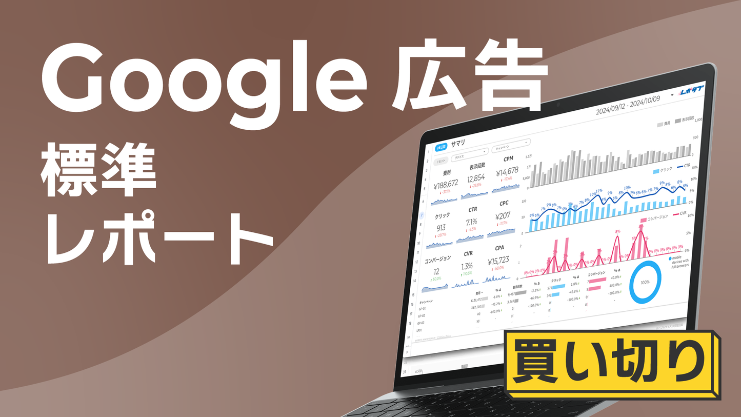 【買い切り】Google広告:標準レポート Looker Studio