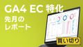 【買い切り】GA4 EC特化レポート：先月のレポート（対象期間を先月に設定済み）データポータル（Looker Studio）